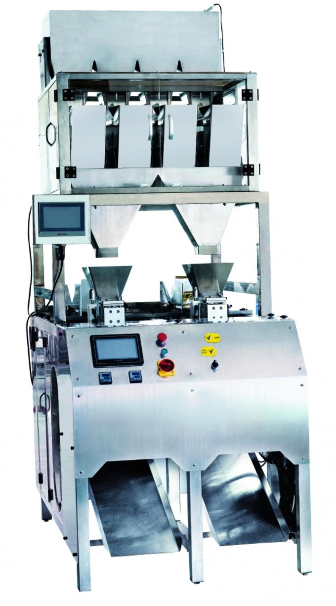 machine à emballer linéaire imperméable de peseur pour des casse-croûte, graines, écrous, poudre, granule, maïs, haricots, poudre de poulet, sucre, sel