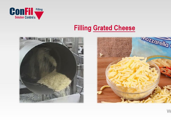 Le peseur de Multihead de machine de pesage de Multihead pour le fromage râpé a déchiqueté la machine de remplissage imperméable de fromage