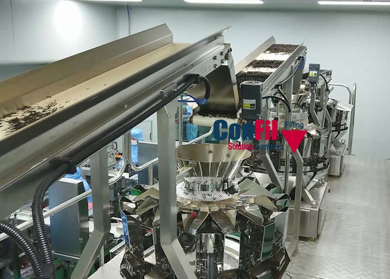Peseur de Multihead de machine de pesage de Multihead pour la machine de remplissage très réduite de poids de cible de feuilles de thé