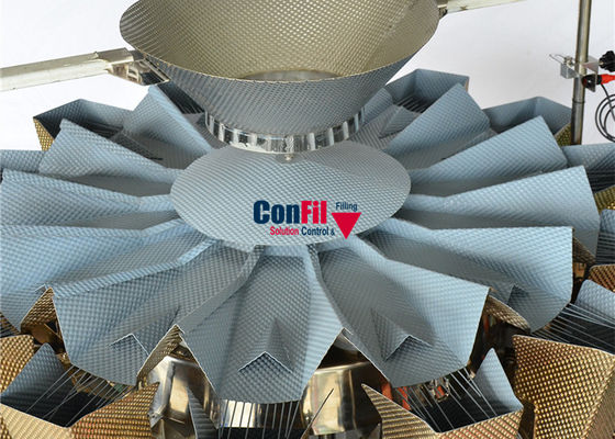 Peseur de Multihead de machine de pesage de Multihead pour la machine de remplissage marinée de casse-croûte de nourriture imperméable