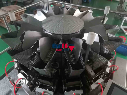 Peseur de Multihead de machine de pesage de Multihead pour la machine de remplissage adaptée aux besoins du client visqueuse de riz au lait de repas prêt