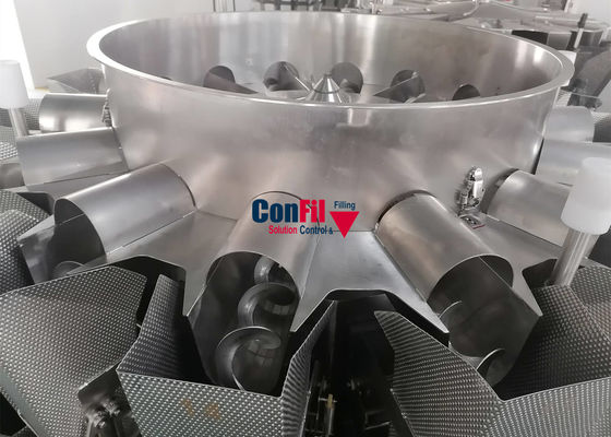 Le peseur de Multihead de machine de pesage de Multihead pour la machine de remplissage marinée de casse-croûte imperméabilisent