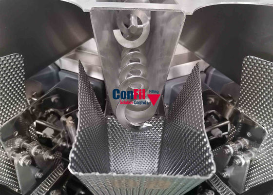 Peseur de Multihead de machine de pesage de Multihead pour la machine de remplissage de nourriture fraîche de viscères imperméable