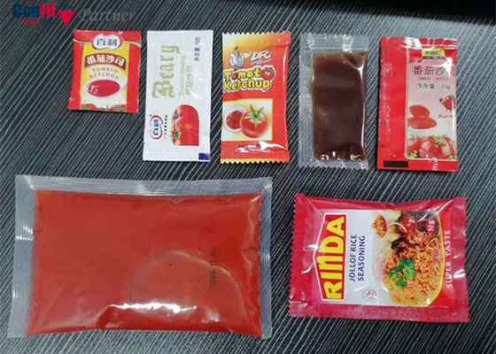200 machine façonnage/remplissage/soudure verticale du kilogramme 100bpm pour la crème liquide de sauce à ketchup
