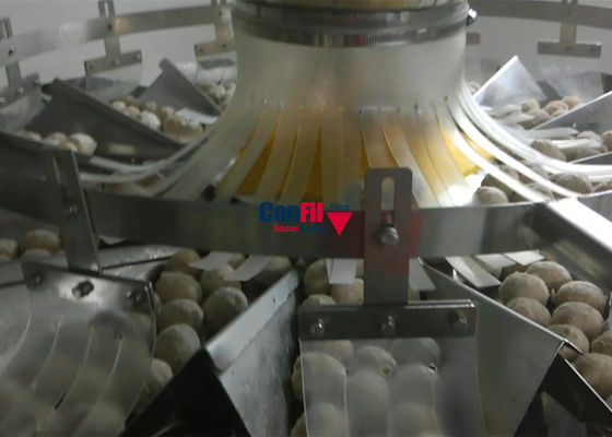 Le peseur de Multihead de machine de pesage de Multihead pour les aliments surgelés 2.5Kg se rassemblent manuellement