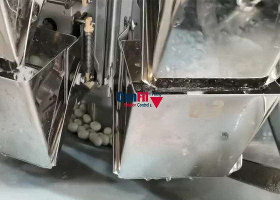 Peseur de Multihead de machine de pesage de Multihead pour la machine de remplissage imperméable de nourriture fragile d'oeuf de caille