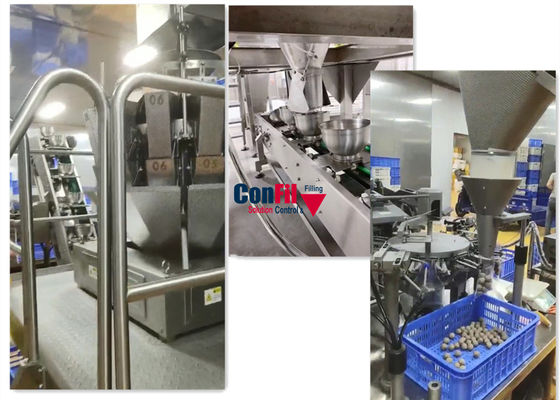 Machine 14 de emballage sous vide rotatoire principale pour la machine congelée d'emballage alimentaire de boulette de viande