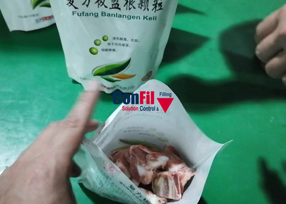 Congelé découpé nervure la machine de remplissage d'aliments surgelés de machine de peseur de Multihead imperméable