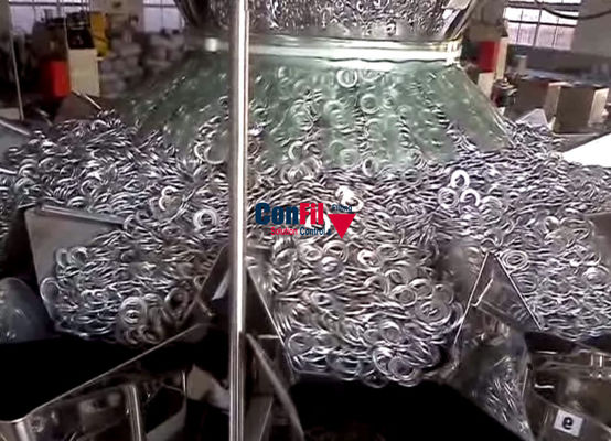 Tête 14 machine de pesage de Multihead de 2,5 litres pour des pièces en métal d'attaches