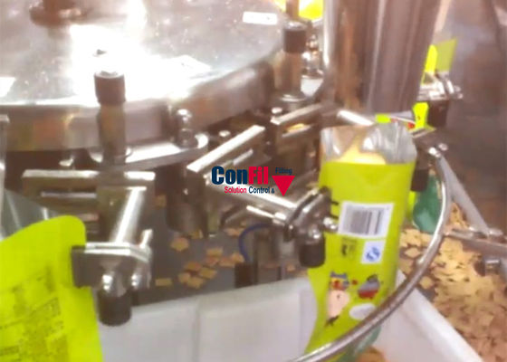 Multihead a expulsé tête de la machine 14 d'emballage alimentaire de casse-croûte