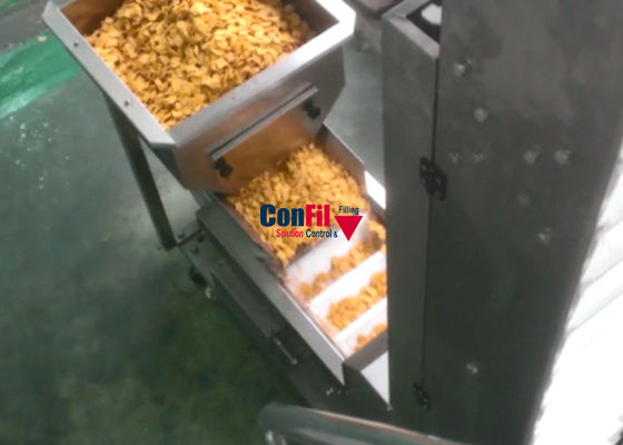Multihead a expulsé tête de la machine 14 d'emballage alimentaire de casse-croûte