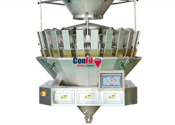 Peseur de Multihead de machine de pesage de Multihead pour machine de remplissage de peseur de boule de chocolat de sucrerie la double