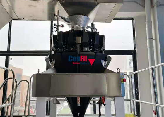 Machine de remplissage principale de peseur du peseur 14 automatiques de Multihead de produits de fromage