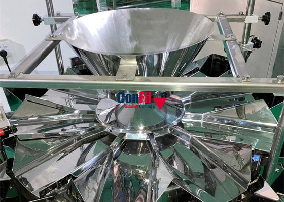machine de pesage de 450kg Multihead pour la machine de remplissage congelée de fruit de fraise d'IQF