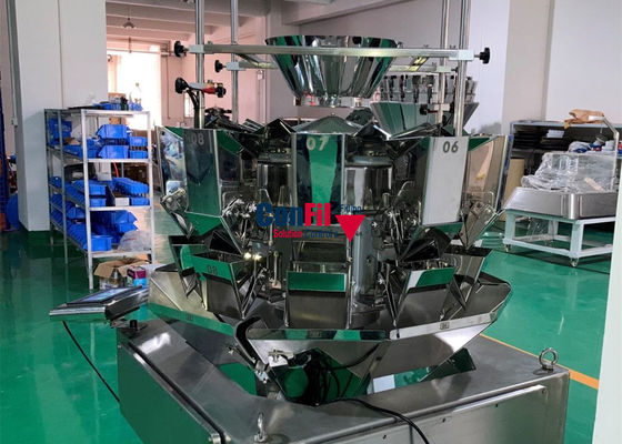 machine de pesage de 450kg Multihead pour la machine de remplissage congelée de fruit de fraise d'IQF