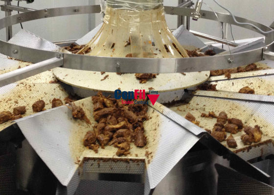 2500 grammes ont braisé la machine de conditionnement marinée par volaille de volaille avec ROMA