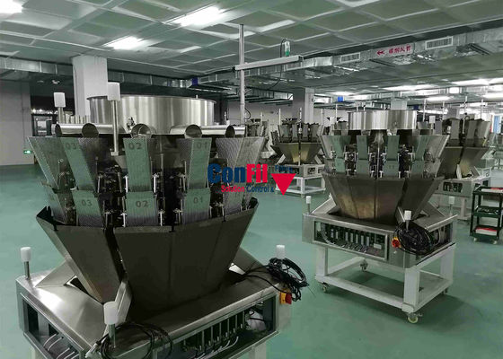 Machine à emballer rotatoire de vide de poulet de 1000 grammes pour la chaîne d'emballage de volaille
