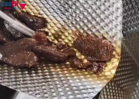 Machine de emballage sous vide rotatoire de 200 grammes pour la chaîne d'emballage marinée saccadée de nourriture