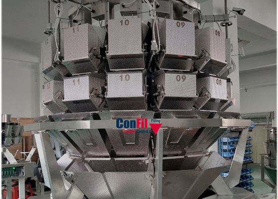 10 tête principale multi de la machine à emballer de poche de filet congelé de poulet de kilogramme 14