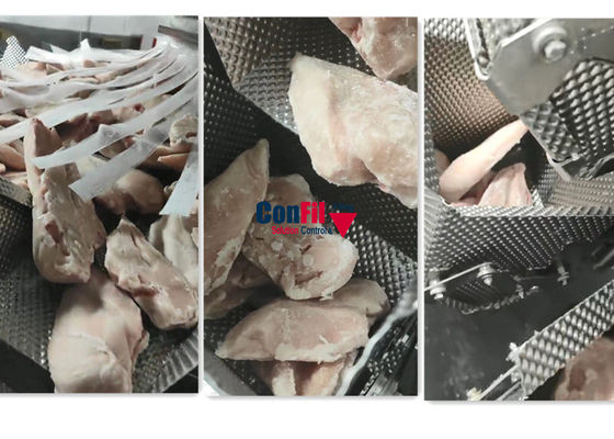 10 tête principale multi de la machine à emballer de poche de filet congelé de poulet de kilogramme 14
