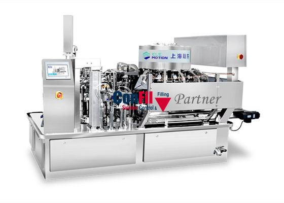 Machine à emballer de peseur de Multihead pour le système de emballage sous vide rotatoire découpé gelé de machine de poulet