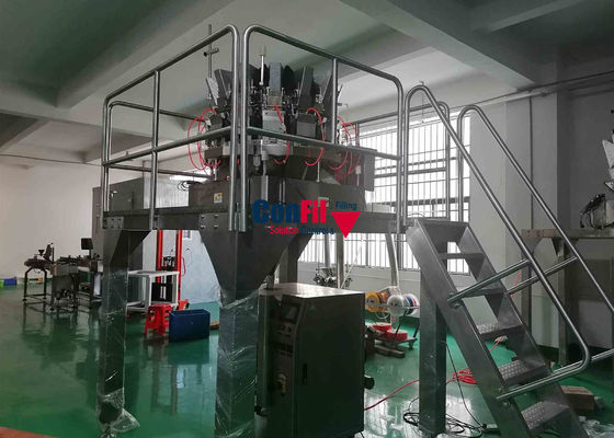 Machine à emballer principale de peseur de 14 Multihead pour remplir marinée ou la nourriture fraîche collante