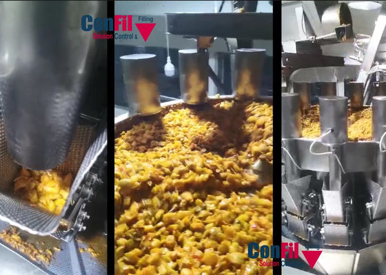 La machine de emballage sous vide rotatoire de la CE pour des conserves au vinaigre a mariné des fruits de légumes