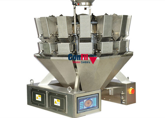 Machine de pesage principale de 14 Multihead pour la crevette remplissante Tray Conveyor prêt de crevette rose