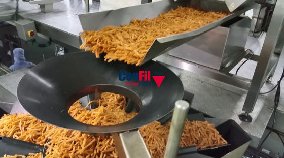 Machine collante d'emballage alimentaire de casse-croûte de 200 grammes avec le remplissage de peseur de Multihead
