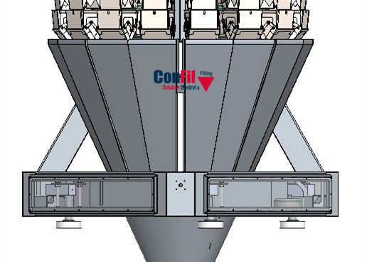Machine à emballer de Multihead d'aliments surgelés de peseur de Multihead de pommes de terre rissolées