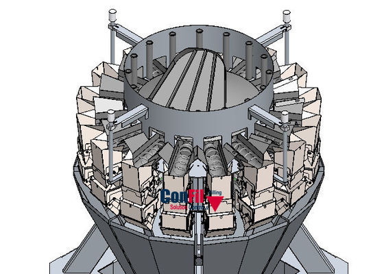 Peseur de Multihead de machine de pesage de Multihead pour le peseur végétal de remplissage de salade de Shap de feuille de laitue