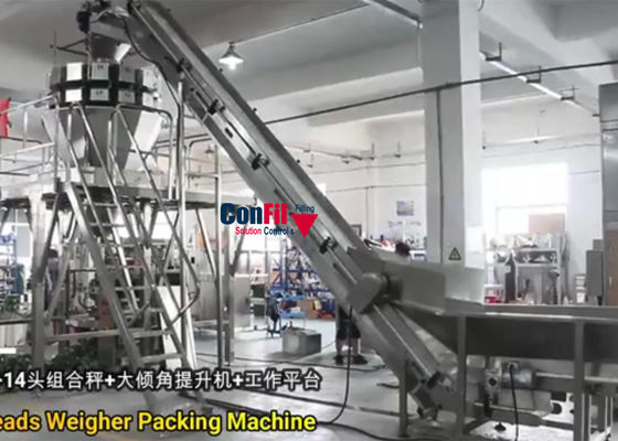 Machine à emballer de peseur de Multihead pour le système de emballage végétal de Bean Sprout VFFS