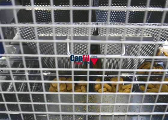 Machine à emballer de peseur de Multihead pour le système de conditionnement de pépite de poulet avec ROMA Thermoforming Packaging