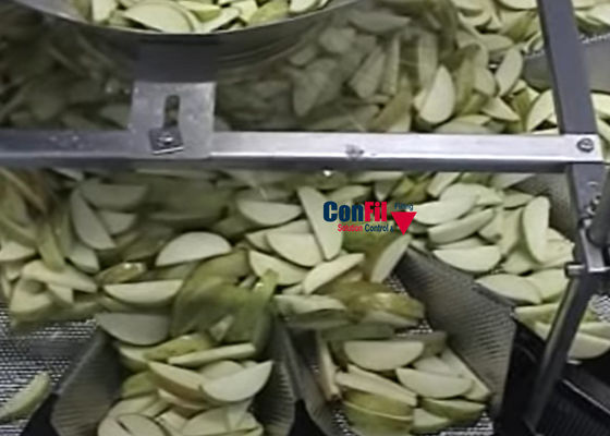 Machine de pesage imperméable de Multihead pour les tranches 2000gram d'Apple