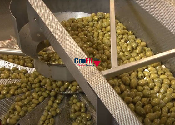 Peseur de Multihead de machine de pesage de Multihead pour la machine de remplissage hygiénique de conception d'olives de légumes