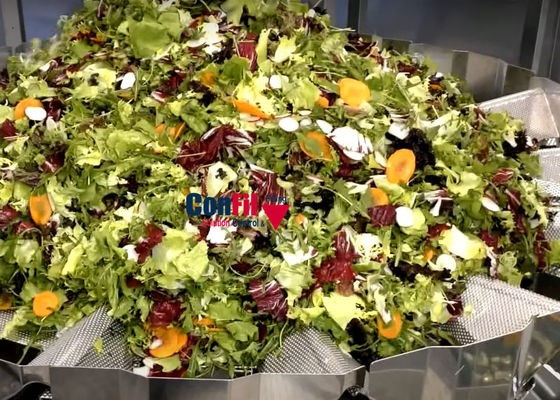 Peseur de Multihead de machine de pesage de Multihead pour le peseur végétal de remplissage de salade de Shap de feuille de laitue