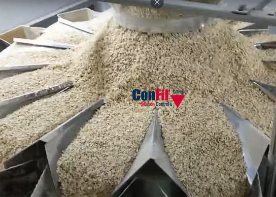 Machine protégée de la poussière de peseur de Multihead pour des céréales de farine d'avoine