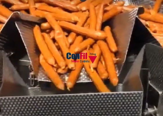 Machine à emballer de peseur de Multihead pour le système de conditionnement de saucisse avec la CARTE de Traysealer