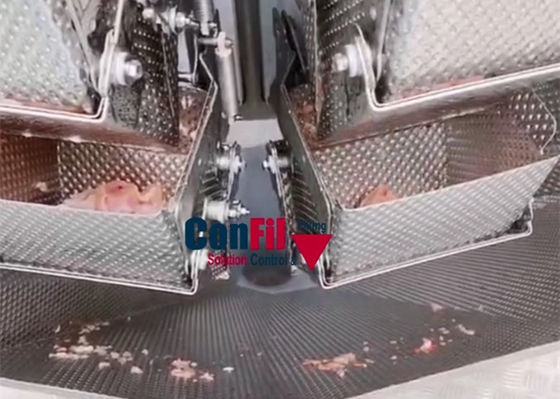 Le peseur principal découpé congelé 1000gram de Multihead du poulet 14 imperméabilisent