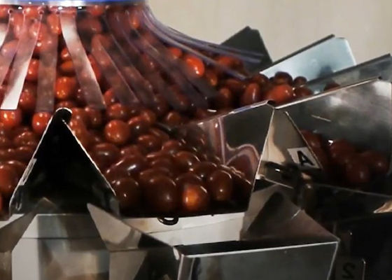 Peseur de Multihead de machine de pesage de Multihead pour la framboise et le Cherry Frozen Food Filling Machine d'IQF
