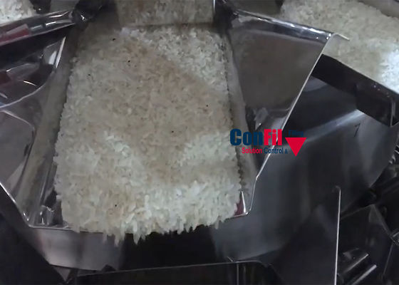 Le peseur de Multihead de machine de pesage de Multihead pour des grains de céréales de riz imperméabilisent la machine de remplissage