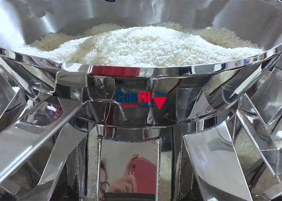 Le peseur de Multihead de machine de pesage de Multihead pour des grains de céréales de riz imperméabilisent la machine de remplissage